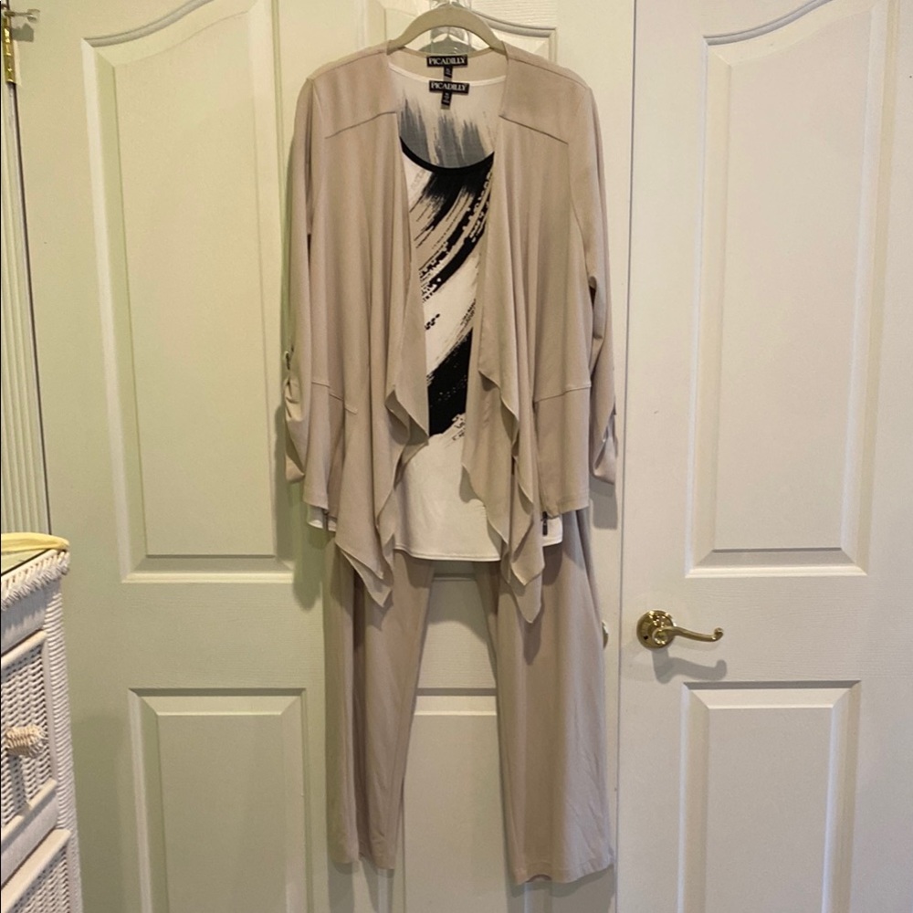 Picadilly Fashion Tan Pantsuit for Versatile Elegance